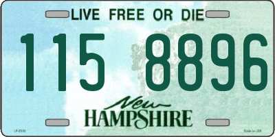 NH license plate 1158896