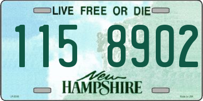 NH license plate 1158902