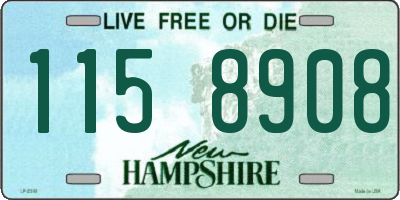 NH license plate 1158908