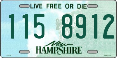 NH license plate 1158912