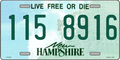 NH license plate 1158916