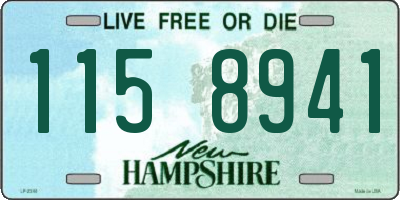 NH license plate 1158941