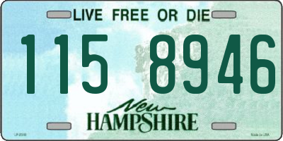 NH license plate 1158946