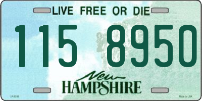 NH license plate 1158950