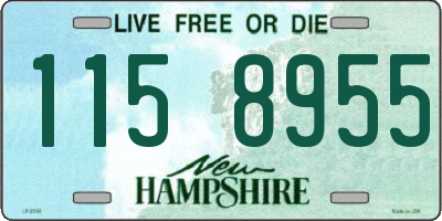 NH license plate 1158955