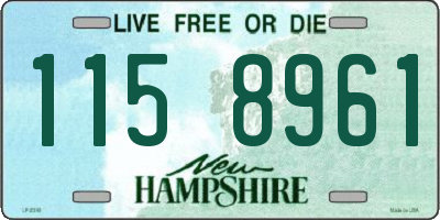 NH license plate 1158961