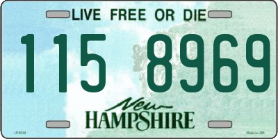 NH license plate 1158969
