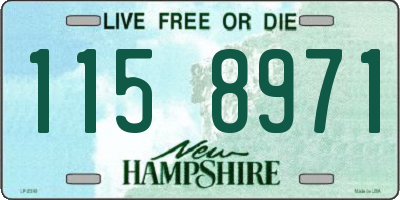 NH license plate 1158971