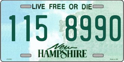 NH license plate 1158990