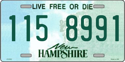 NH license plate 1158991