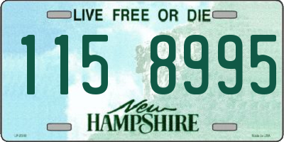 NH license plate 1158995