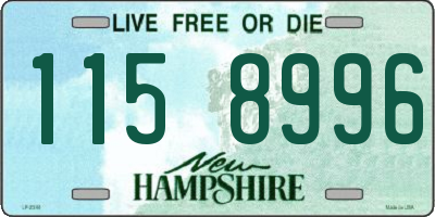 NH license plate 1158996
