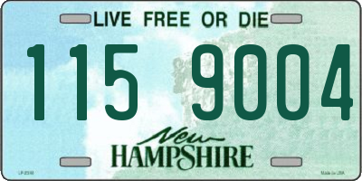 NH license plate 1159004