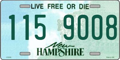 NH license plate 1159008