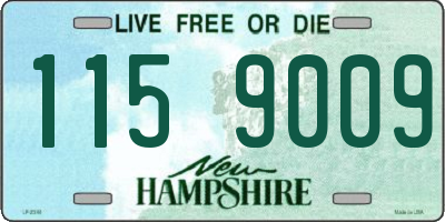 NH license plate 1159009