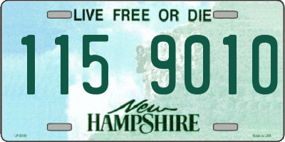 NH license plate 1159010