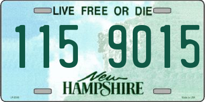 NH license plate 1159015