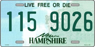 NH license plate 1159026