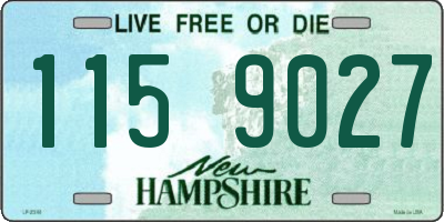 NH license plate 1159027