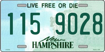 NH license plate 1159028