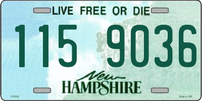 NH license plate 1159036