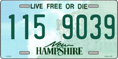 NH license plate 1159039