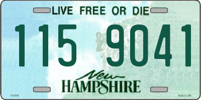 NH license plate 1159041