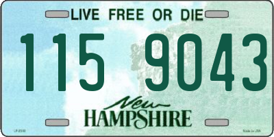 NH license plate 1159043