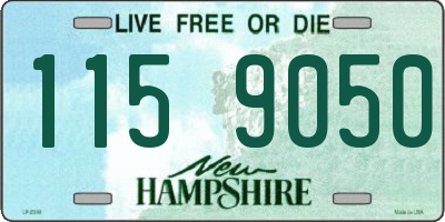 NH license plate 1159050