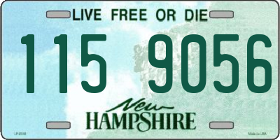 NH license plate 1159056