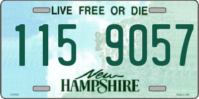 NH license plate 1159057