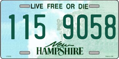 NH license plate 1159058