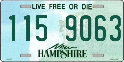 NH license plate 1159063