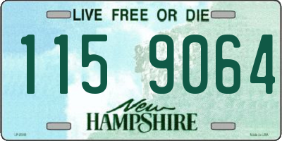 NH license plate 1159064
