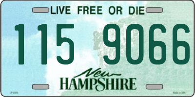 NH license plate 1159066