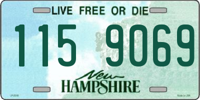 NH license plate 1159069