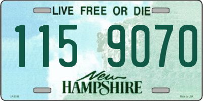 NH license plate 1159070