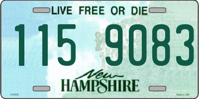 NH license plate 1159083