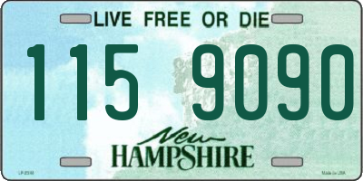 NH license plate 1159090