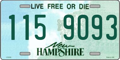 NH license plate 1159093