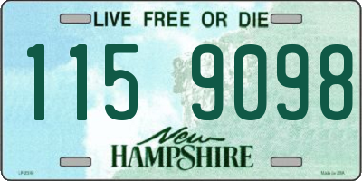 NH license plate 1159098