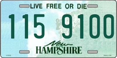 NH license plate 1159100