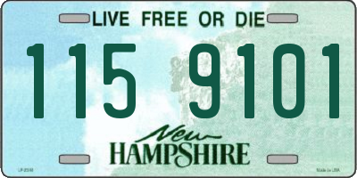 NH license plate 1159101