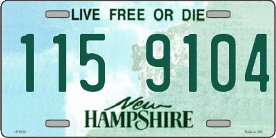 NH license plate 1159104