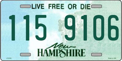 NH license plate 1159106