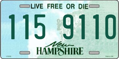 NH license plate 1159110