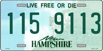 NH license plate 1159113