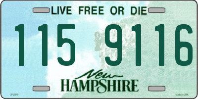 NH license plate 1159116