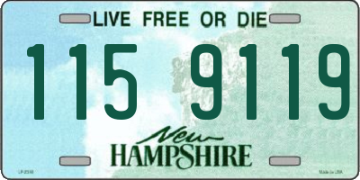 NH license plate 1159119