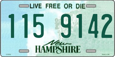 NH license plate 1159142